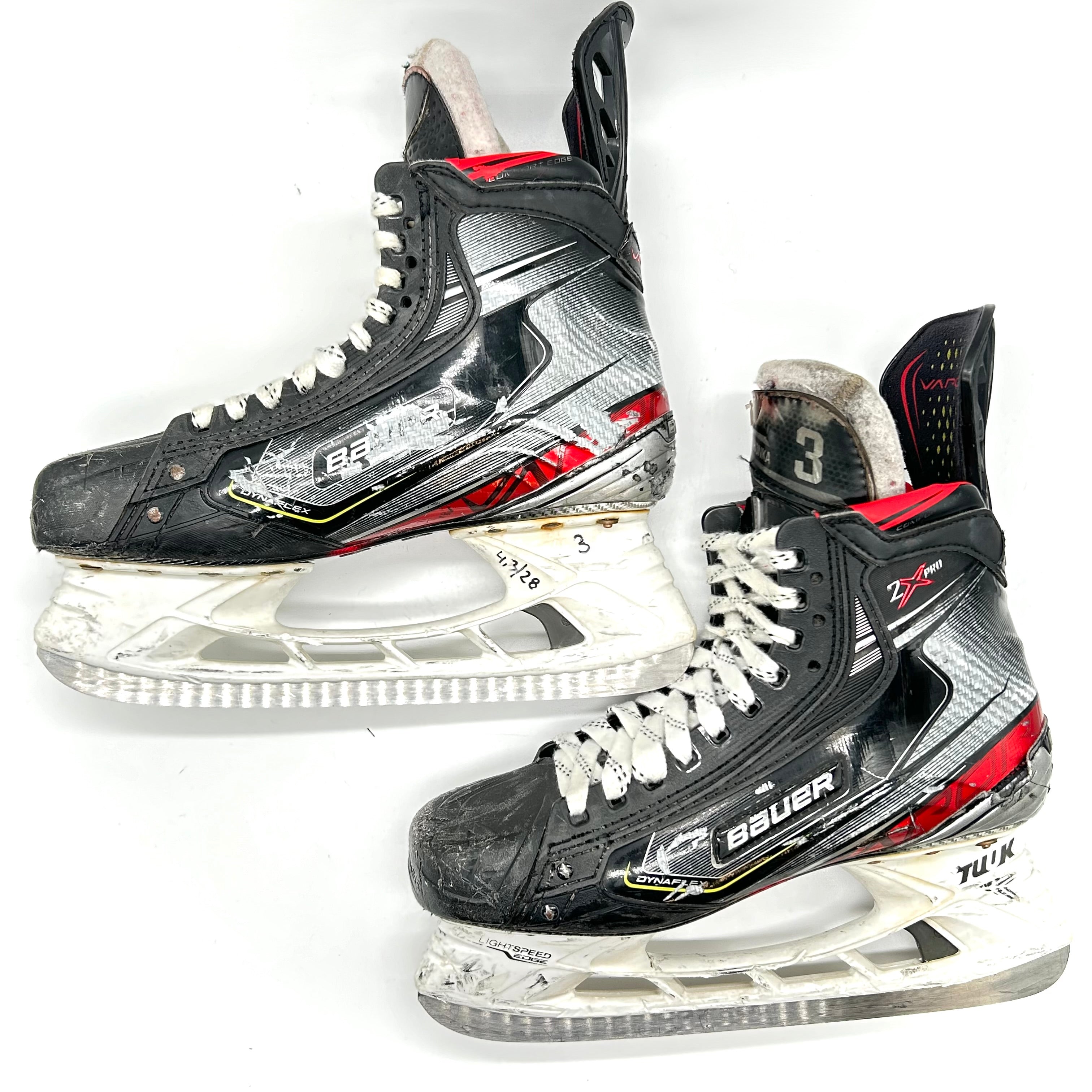 Bauer Vapor 2X Pro – Patins de hockey d'occasion NHL Pro Stock – Julius Honka